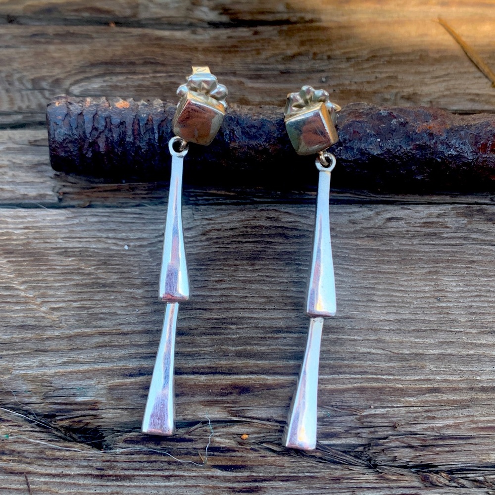 Double Drop Dangle Earrings